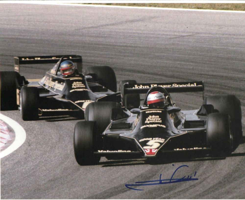 Lot 461: Mario Andretti signed 10 x 8 inch photo...