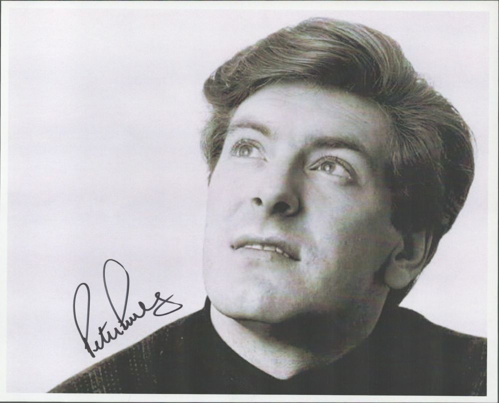 Lot 473: Peter Purves signed 10x8 black and white photo....