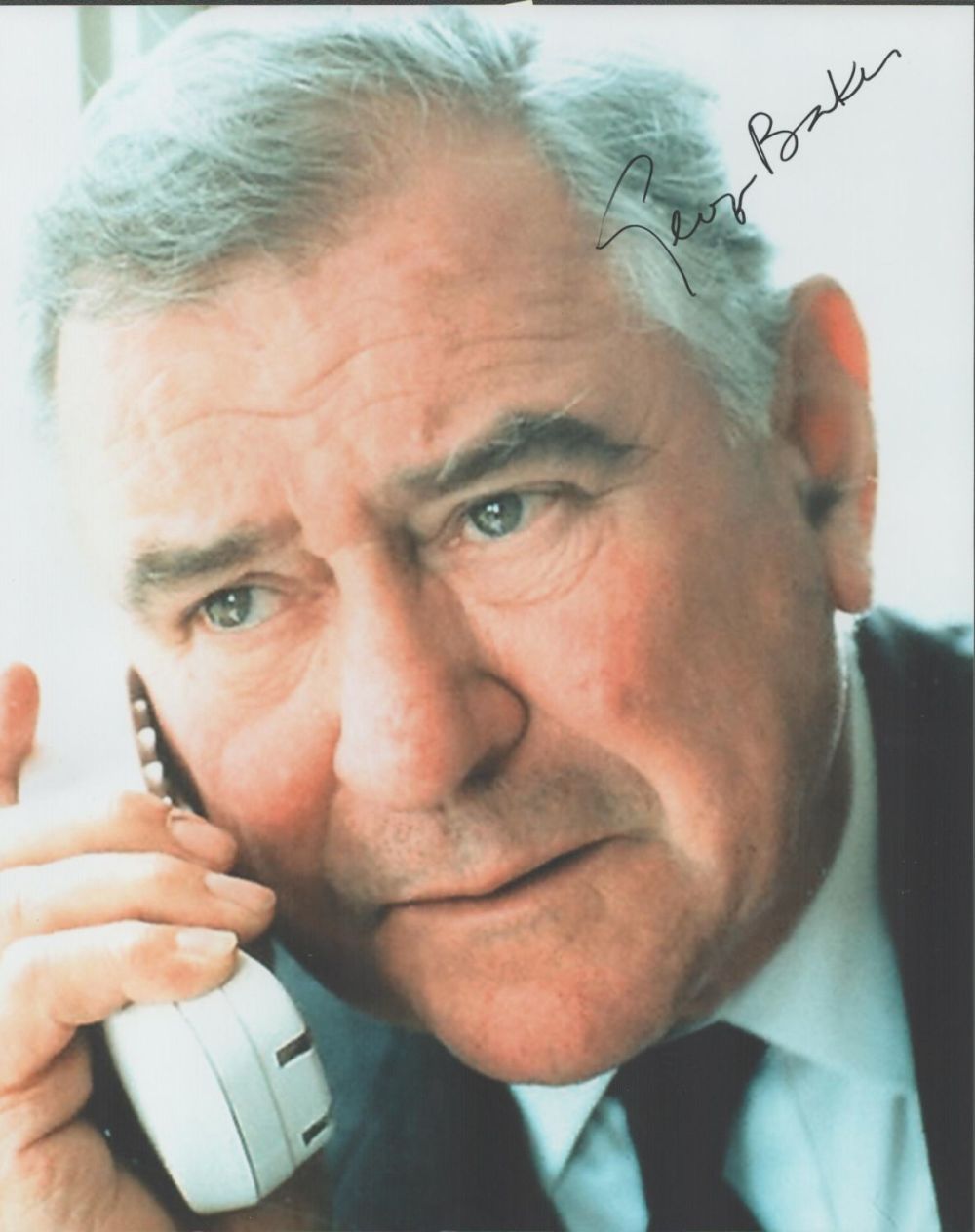 Lot 476: George Baker signed 10x8 colour photo. George Morris...