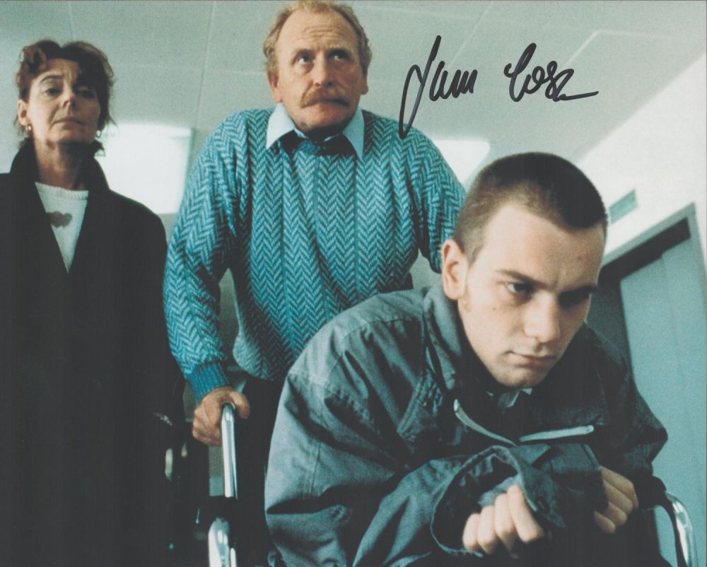 Lot 477: James Cosmo signed 10x8 Trainspotting colour photo. Good...