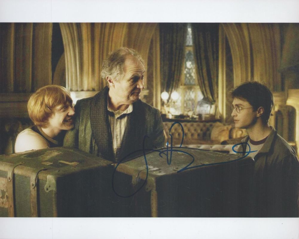 Lot 482: Jim Broadbent signed Harry Potter 10x8 colour photo....