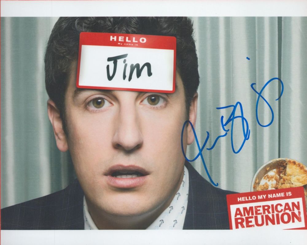 Lot 497: Jason Biggs signed American Pie 10x8 colour photo....