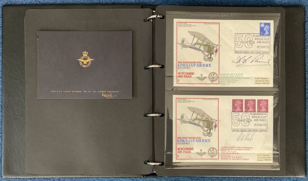 Lot 513: Kings Cup Air Race Collection 1972. 40 covers...