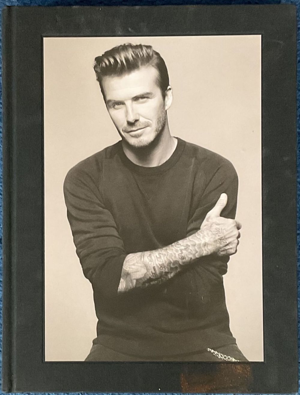 Lot 514: David Beckham signed limited edition hardback book titled...