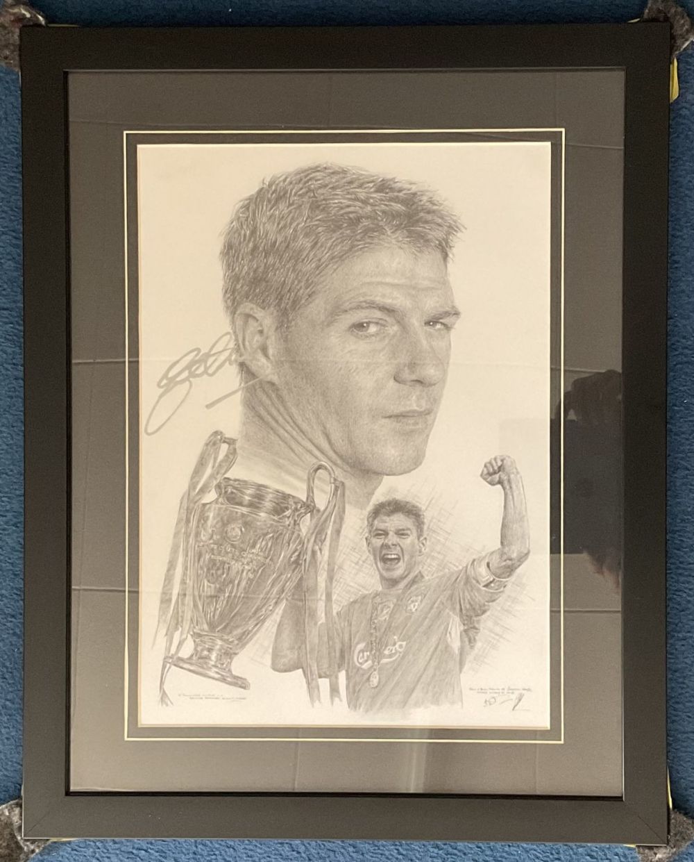 Lot 561: Football Liverpool Legend Steven Gerrard Signed Jonathan Wood...