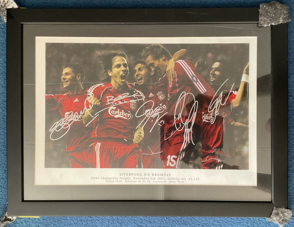 Lot 562: Football Liverpool V Besiktas Nov 6th, 2007, Colour...