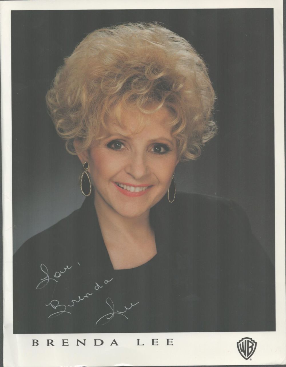 Lot 576: American Singer Brenda Lee Signed 11x9 inch Colour...