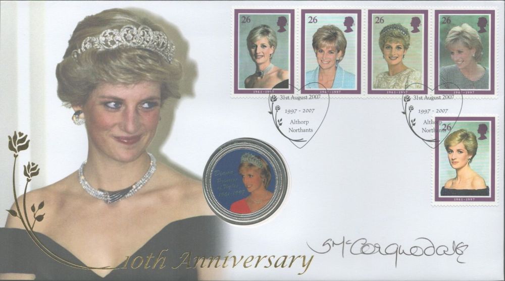Lot 581: Lady Sarah McCorquodale Signed 10th Anniv Princess Diana...