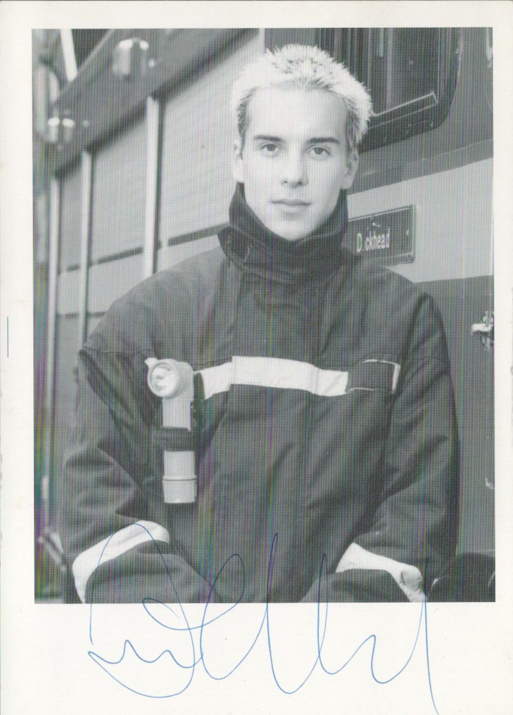 Lot 618: Jim Alexander signed 6x4 black and white photo....