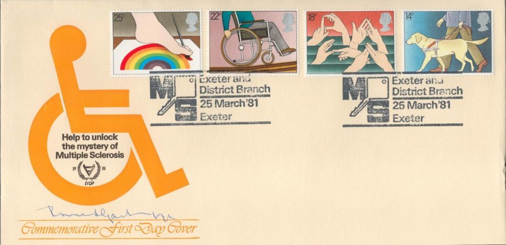 Lot 631: Ronald Gardner signed Commemorative FDC. Help to unlock...