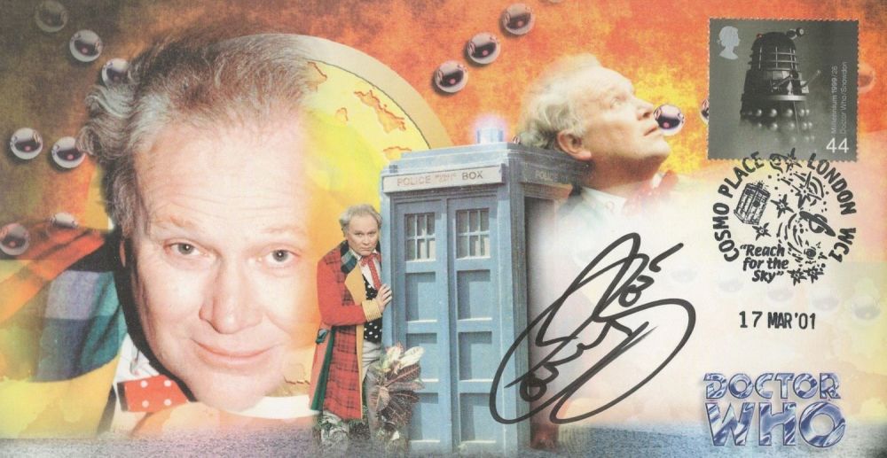 Lot 642: Colin Baker signed Doctor Who FDC. Includes 2...