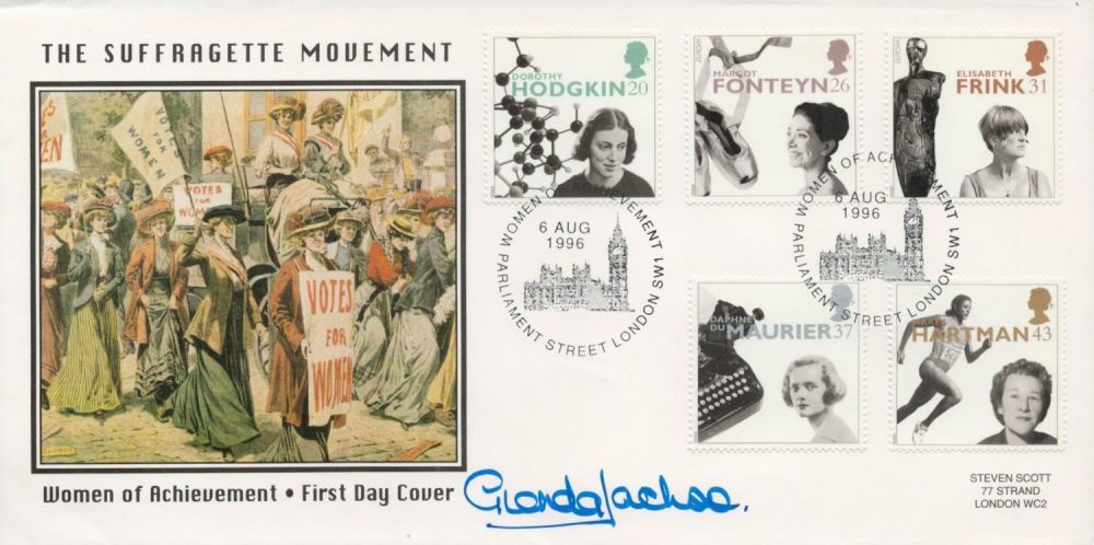 Lot 662: Glenda Jackson signed The Suffragette Movement FDC. 2...