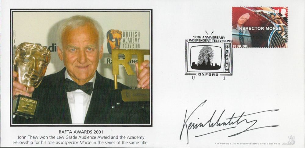 Lot 665: Kevin Whately signed BAFTA Awards 2001 FDC. Good...