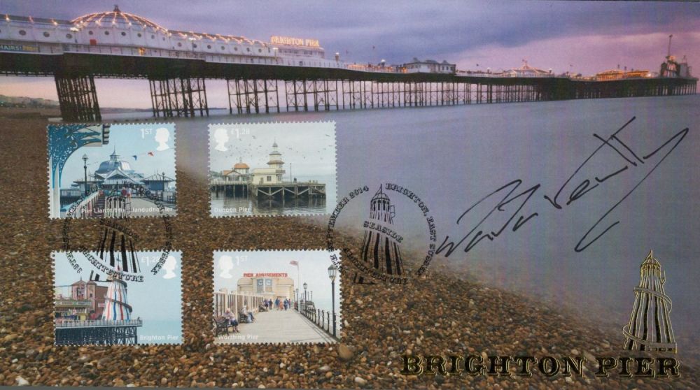 Lot 667: Wanda Ventham signed Brighton Pier FDC. Postmark 13...