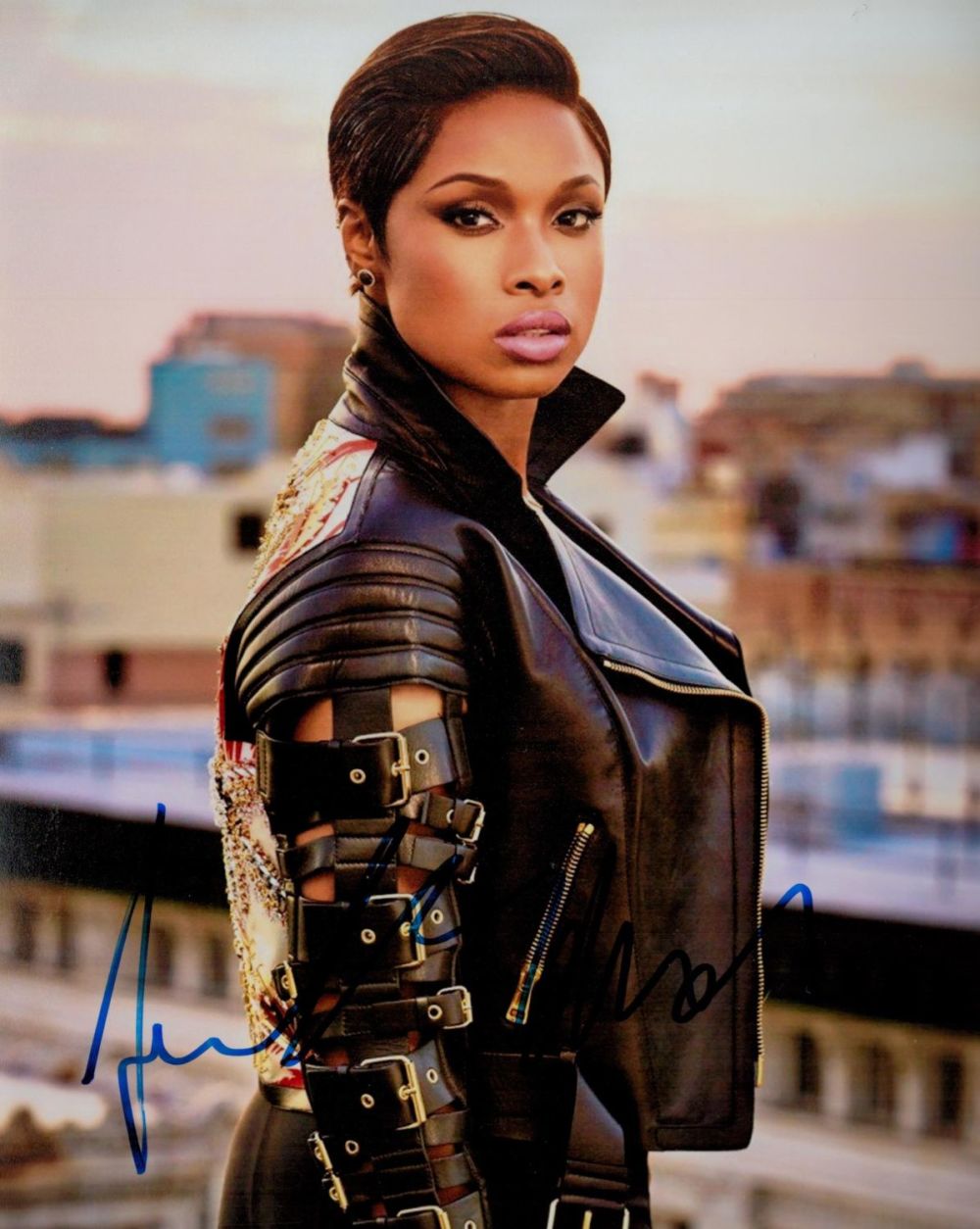 Lot 691: Jennifer Hudson signed 10x8 colour photo. Singer. Good...