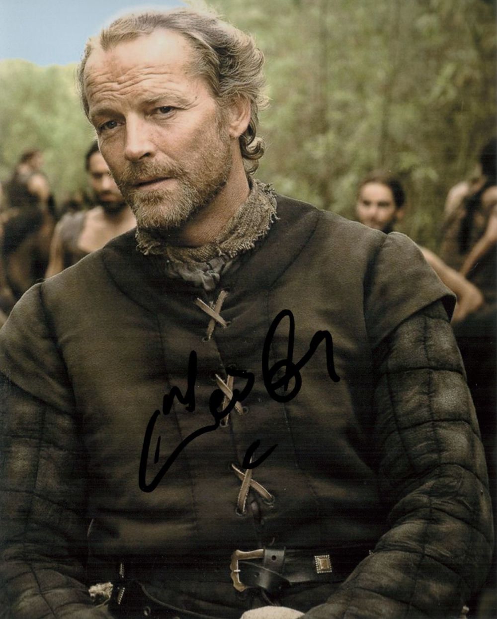 Lot 696: Iain Glen signed 10x8 colour photo. Good condition....