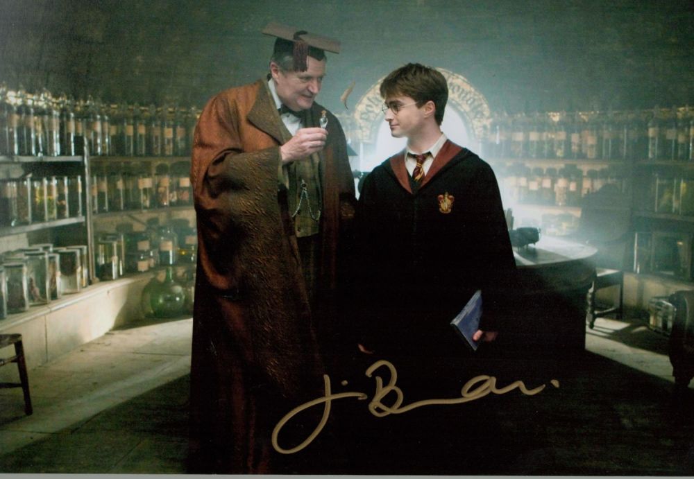Lot 722: Jim Broadbent signed 12x8 colour photo from Harry...