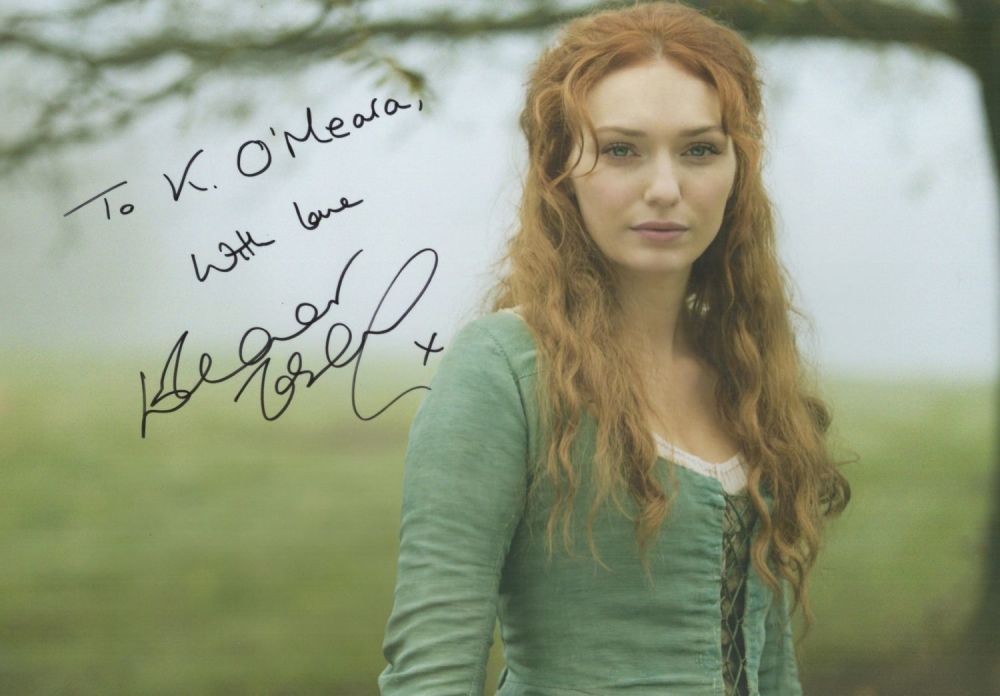 Lot 749: Eleanor Tomlinson signed 12x8 colour photo from Poldark....