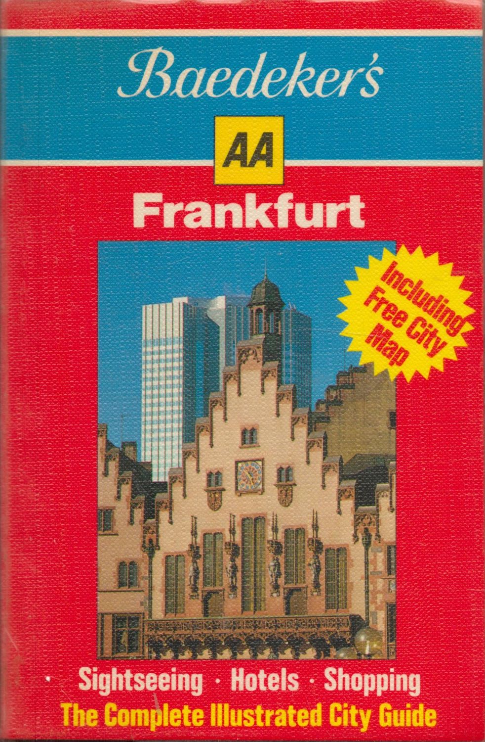 Lot 130: Baedeker's Guide to Frankfurt 1985 First Edition Softback...