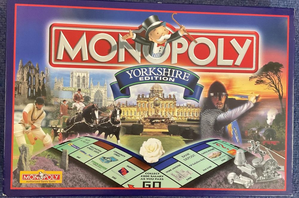 Lot 19: Monopoly game. Yorkshire Edition. Produced in 1999 in...