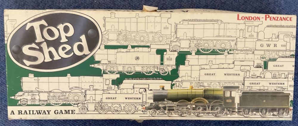 Lot 61: Top shed. A railway game. London - Penzance....