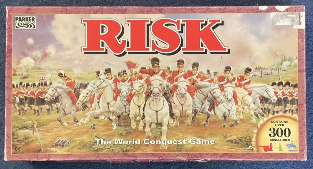 Lot 66: Risk The world Conquest game. Produced in 1992...