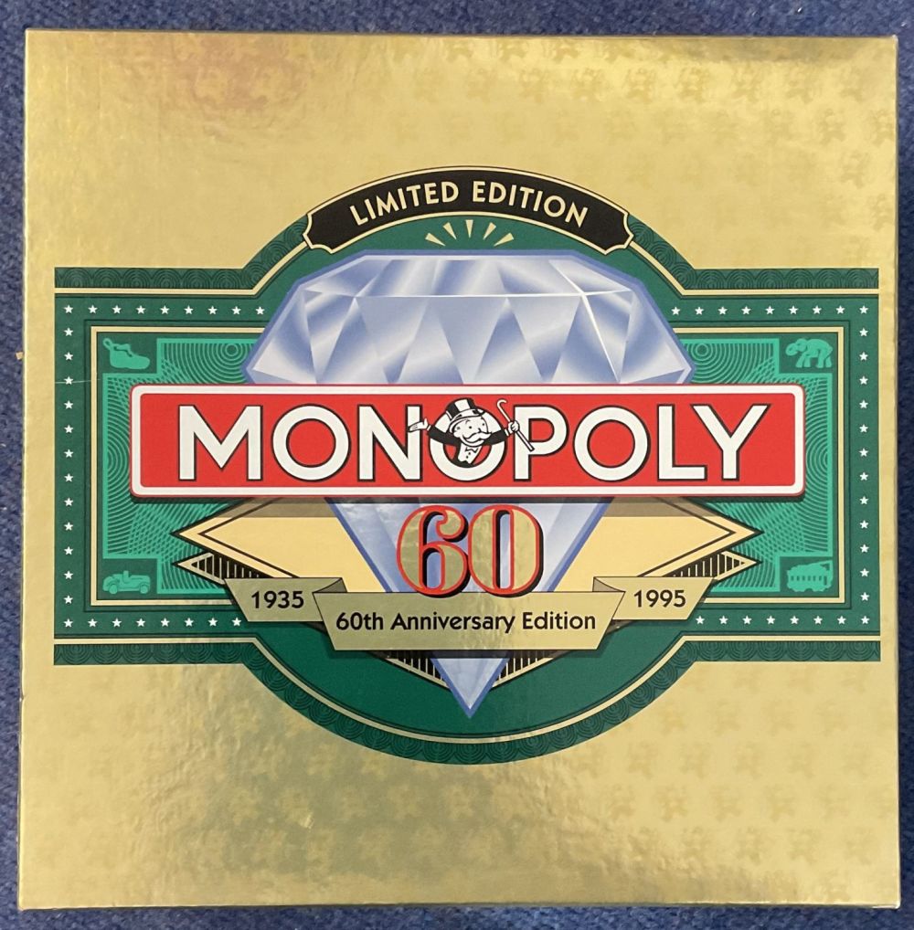 Lot 69: Monopoly Game. Number 8/95 Limited Edition. 1935-1995 60th...