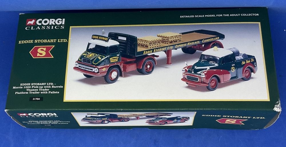 Lot 84: Eddie Stobart Morris 1000 Pick-up with Barrels Thames...