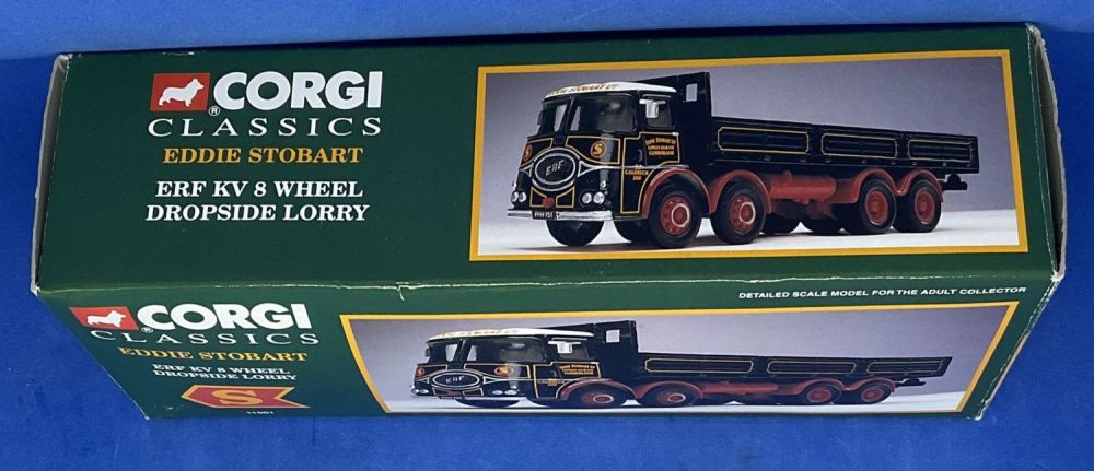 Lot 87: Eddie Stobart ERF KV 8 Wheel Dropside Lorry...