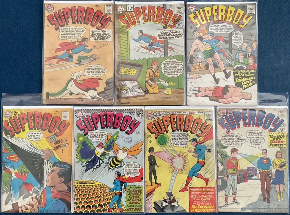 Lot 205: Silver Age DC Superman National Comics Superboy. 7...