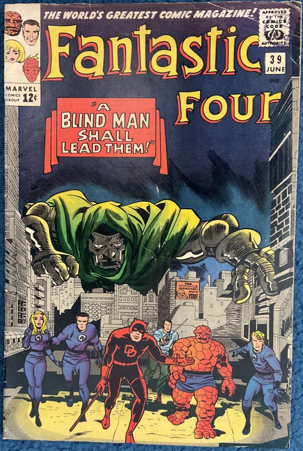 Lot 224: Fantastic Four 39 Marvel Comics. Marvel comics Group....