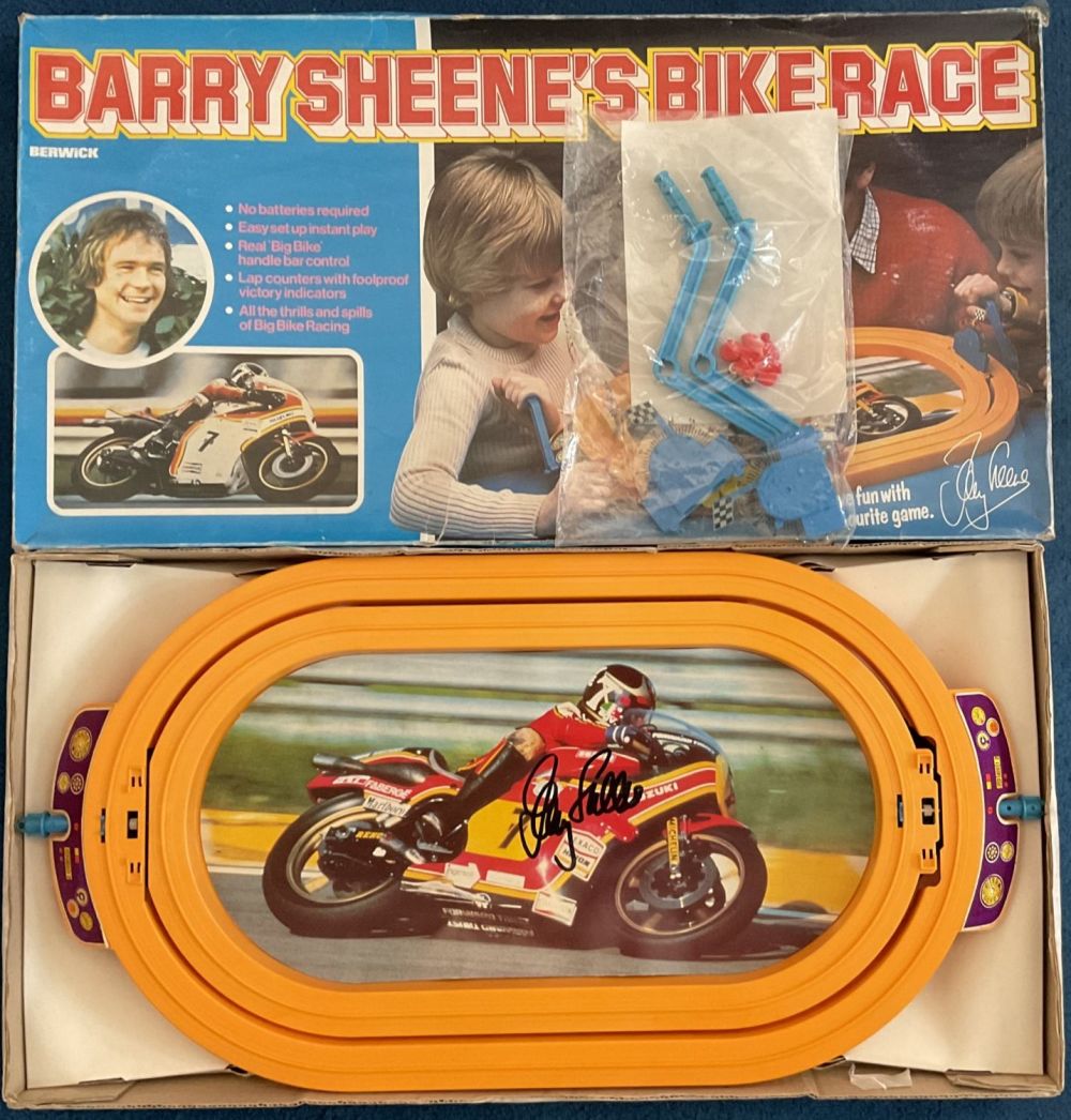 Lot 251: Barry Sheen's Bike Race Berwick make. In original...