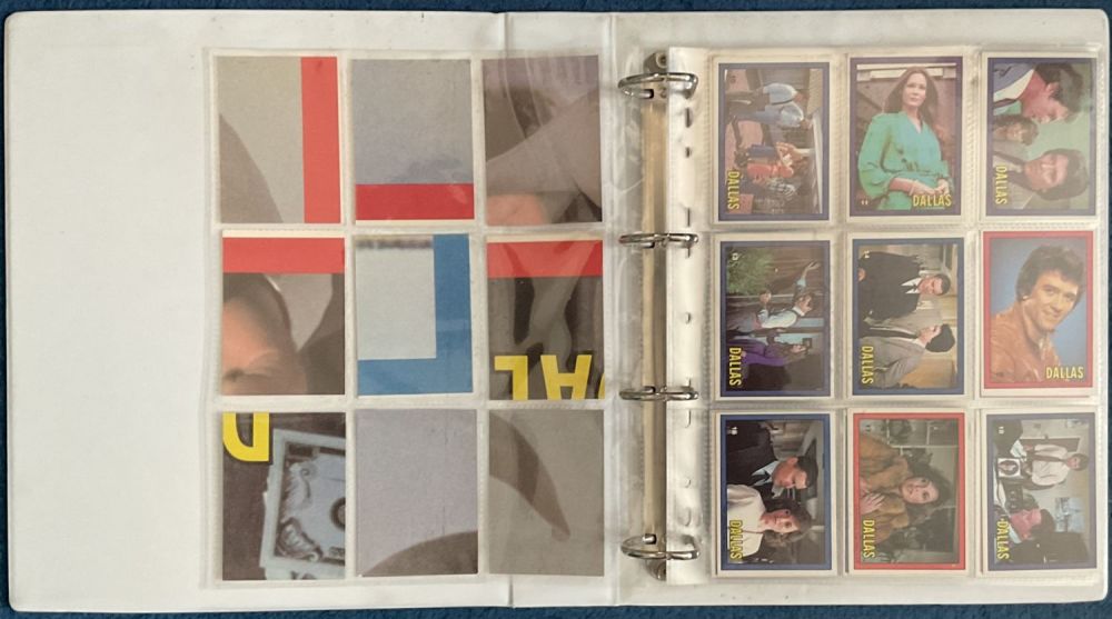 Lot 284: Binder of mixed assorted trading cards over 120,...