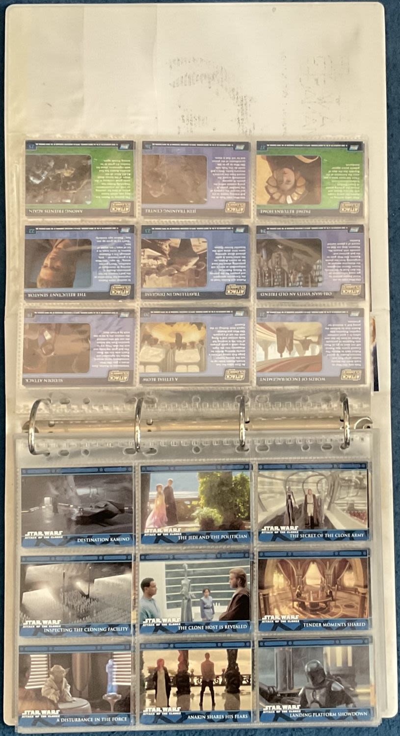 Lot 289: Mixed binder of assorted trading cards approx. 250,...