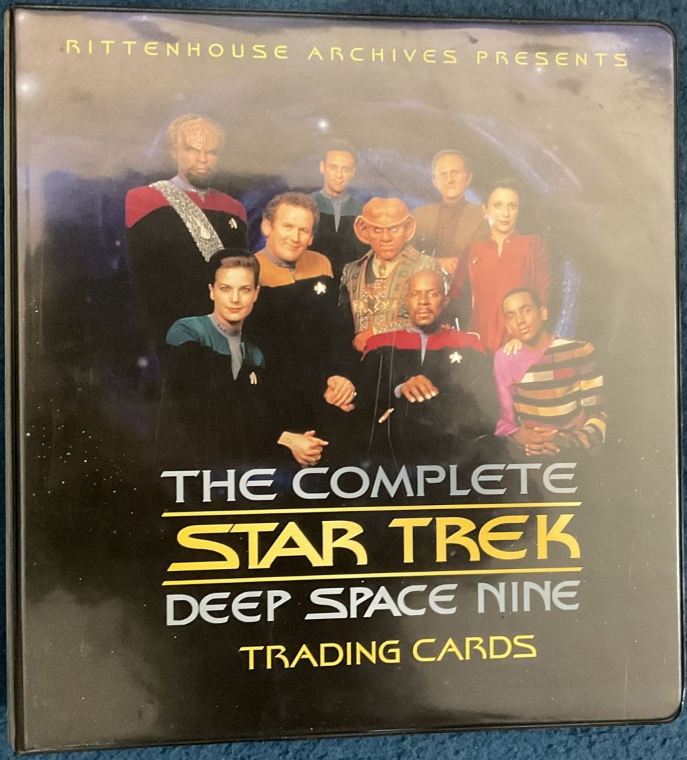 Lot 291: The complete Star Trek deep space nine trading...