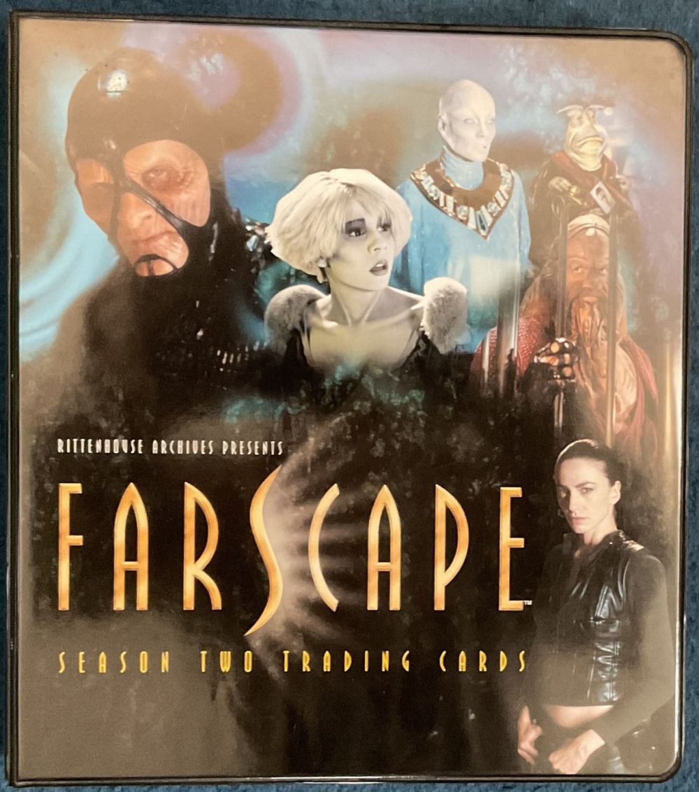 Lot 292: Farscape season two trading card collection in binder...