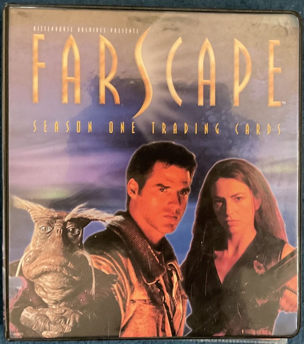 Lot 294: Farscape season one trading card collection in binder...