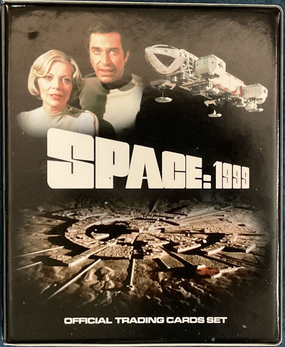 Lot 295: Space 1999 official trading cards set in binder...