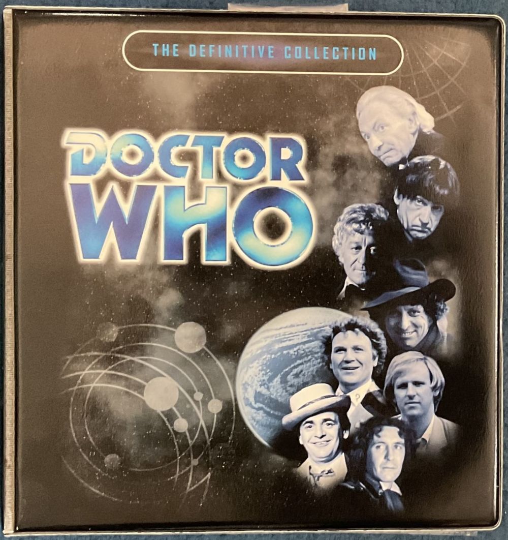 Lot 297: The definitive collection Doctor Who in binder approx....