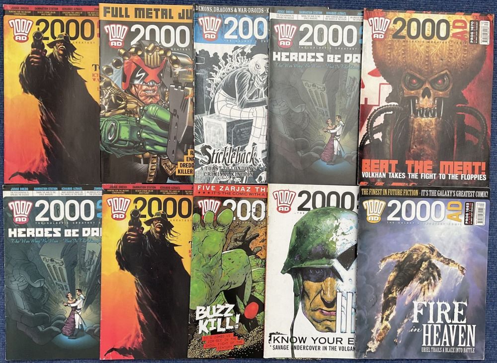Lot 308: Collection of 10 comics 2000AD The Galaxy's great...