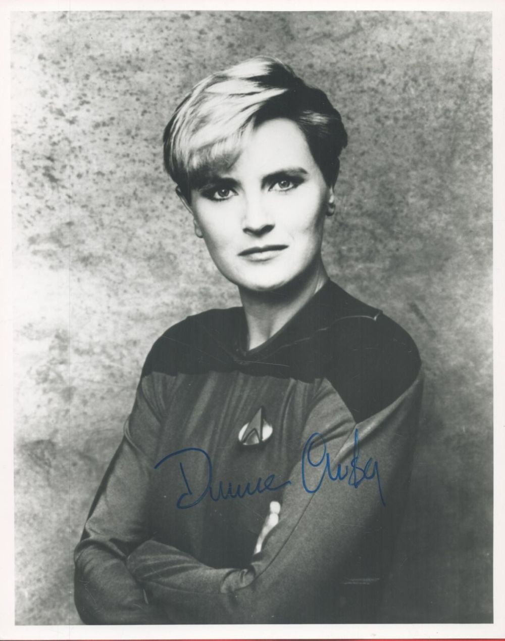 Lot 40: Denise Crosby signed 10 x 8 inch b/w...