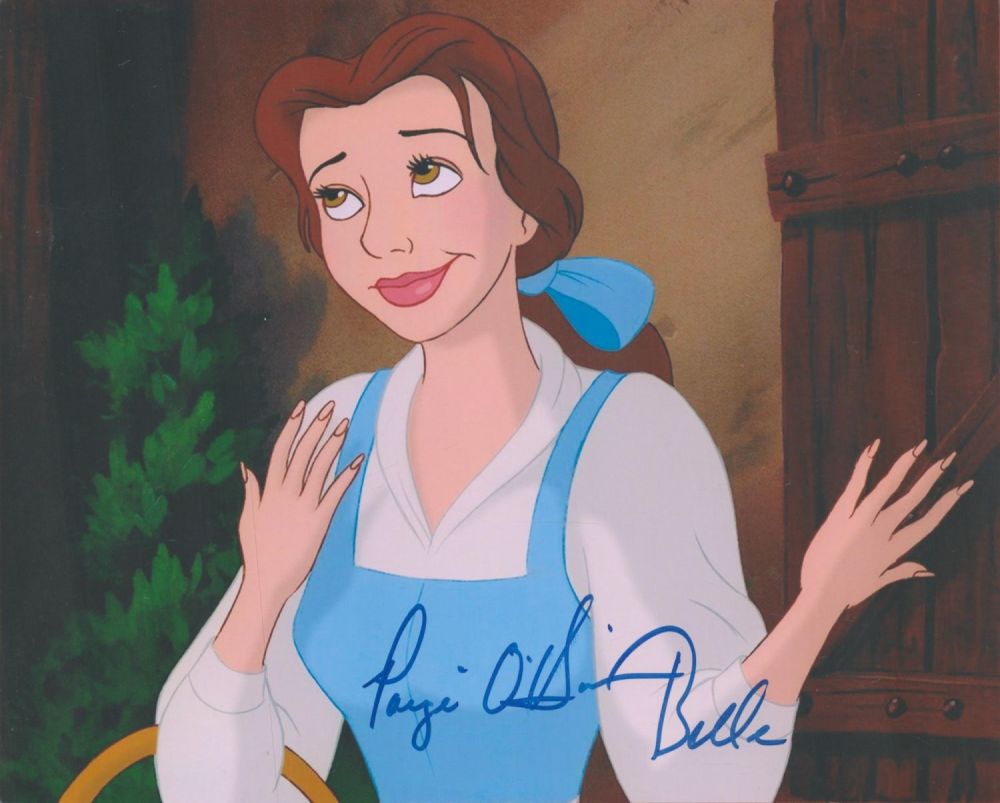 Lot 61: Paige O'Hara signed 10 x 8 inch colour...