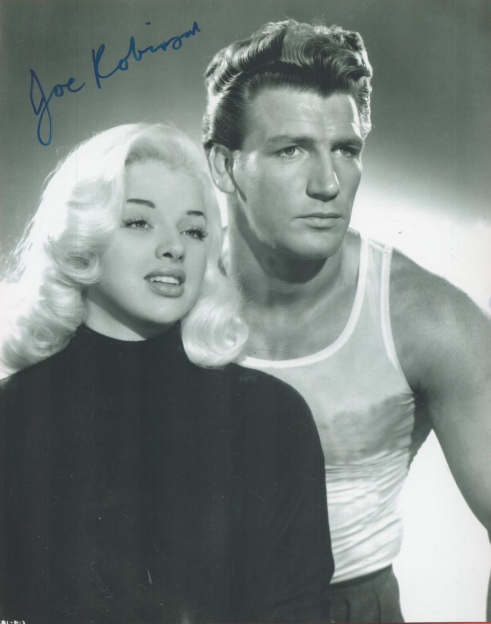 Lot 67: Joe Robinson signed 10 x 8 inch b/w...