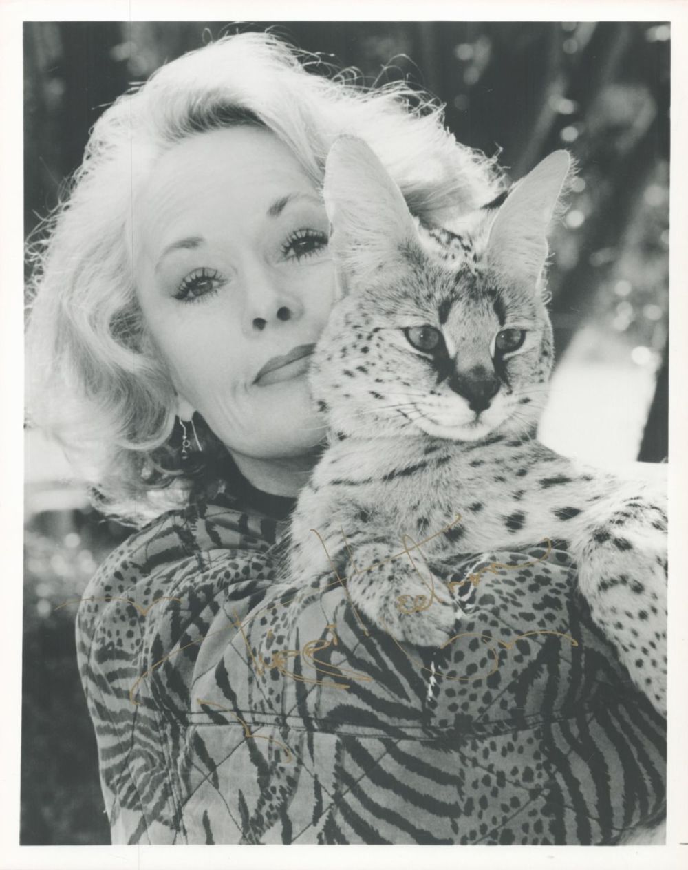 Lot 74: Tippi Hedren signed 10 x 8 inch b/w...