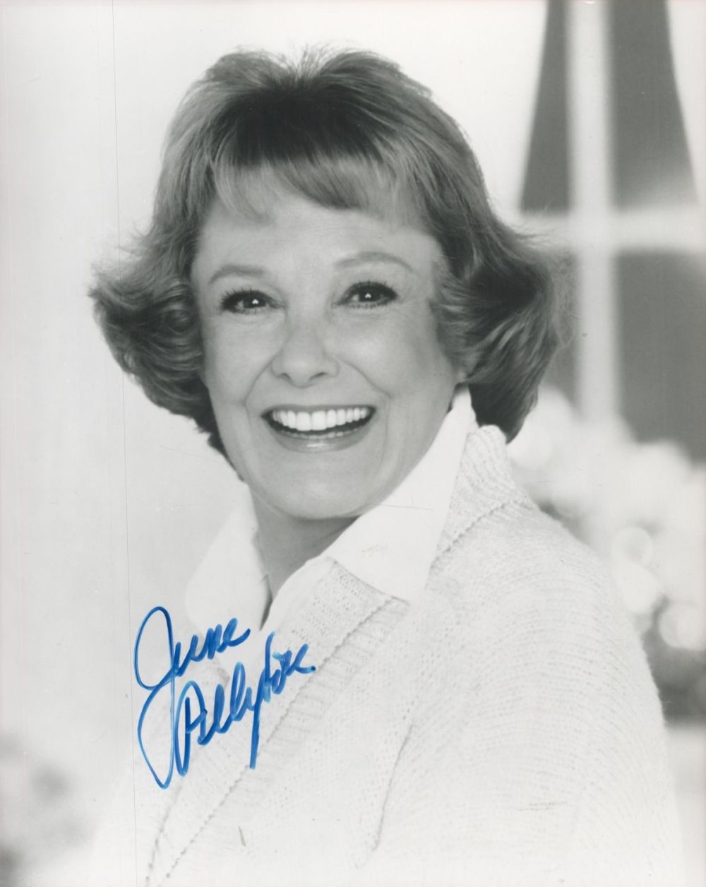 Lot 89: June Allyson signed 10 x 8 inch b/w...