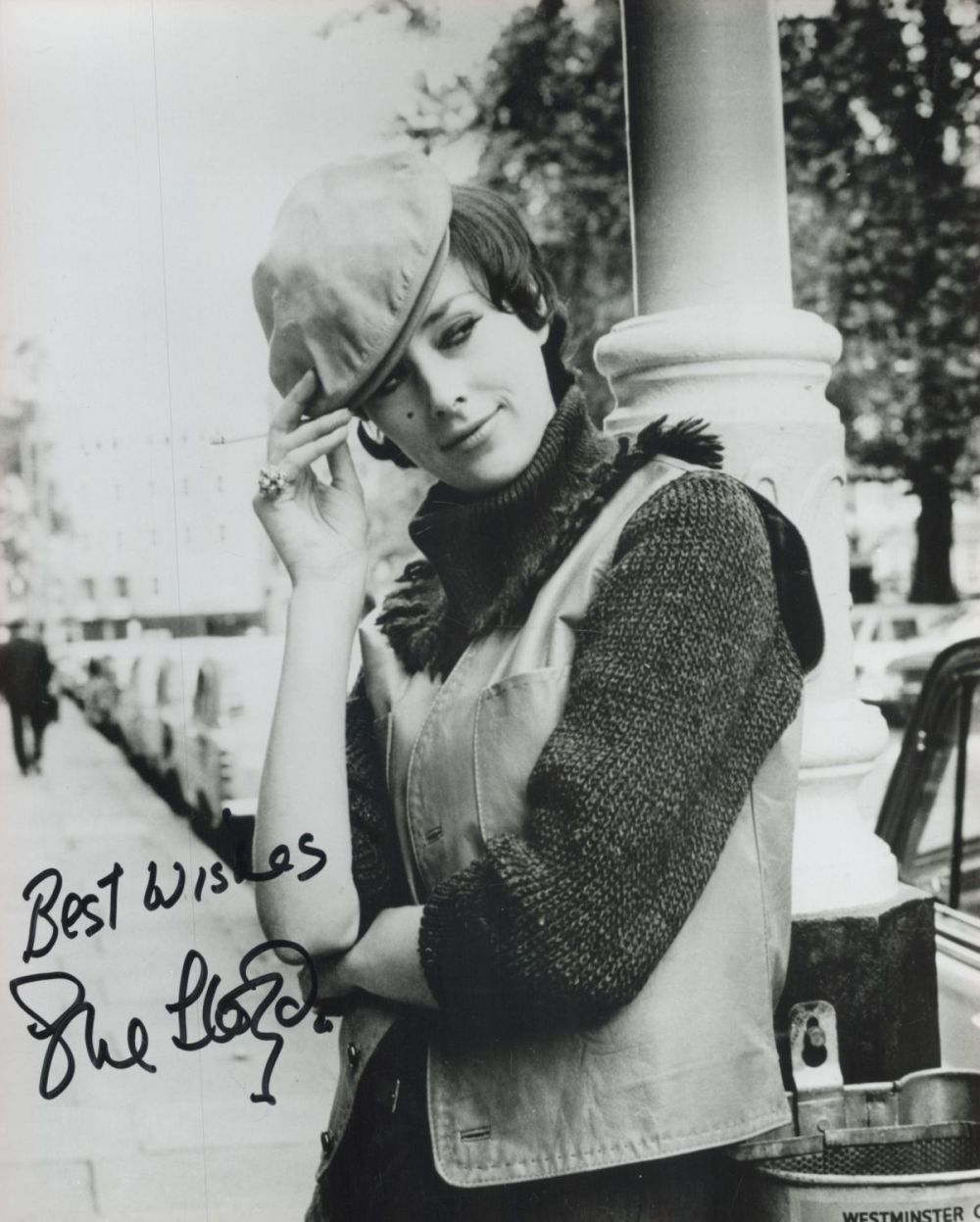 Lot 95: Sue Lloyd signed 10 x 8 inch b/w...