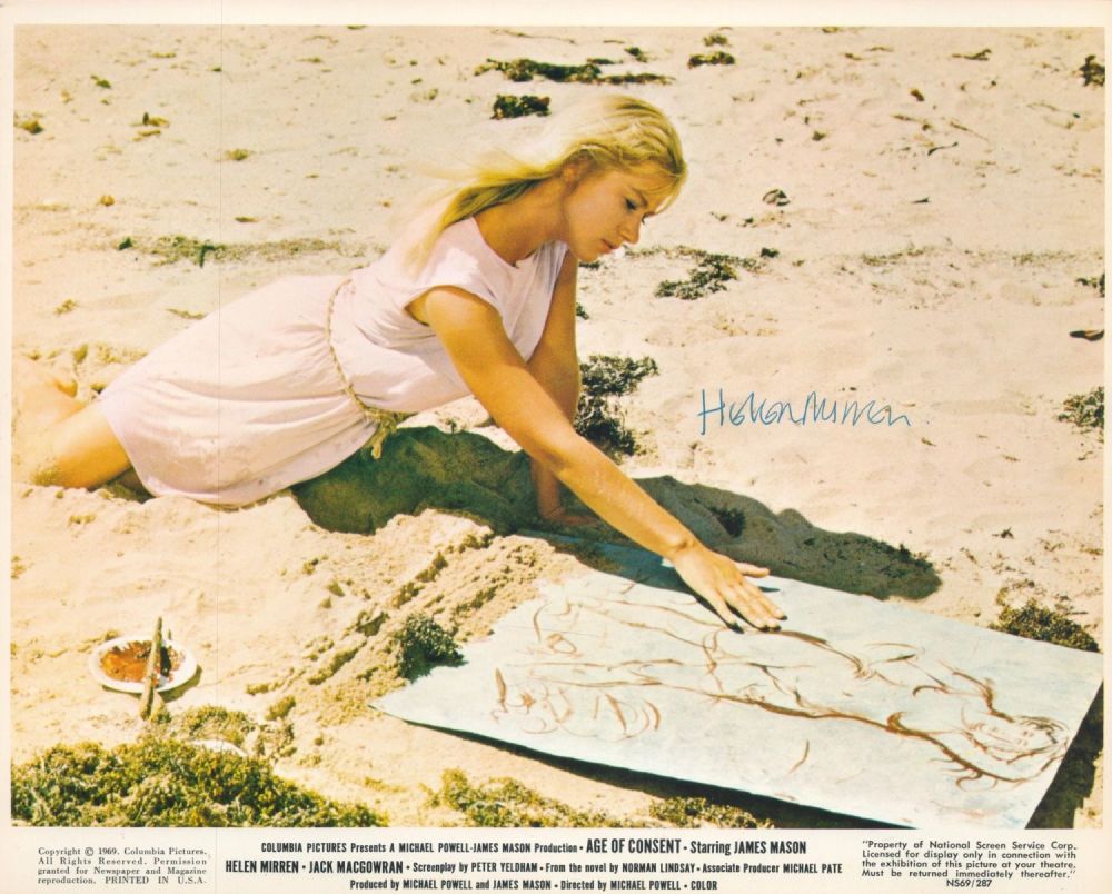Lot 111: Helen Mirren signed 10 x 8 inch colour...