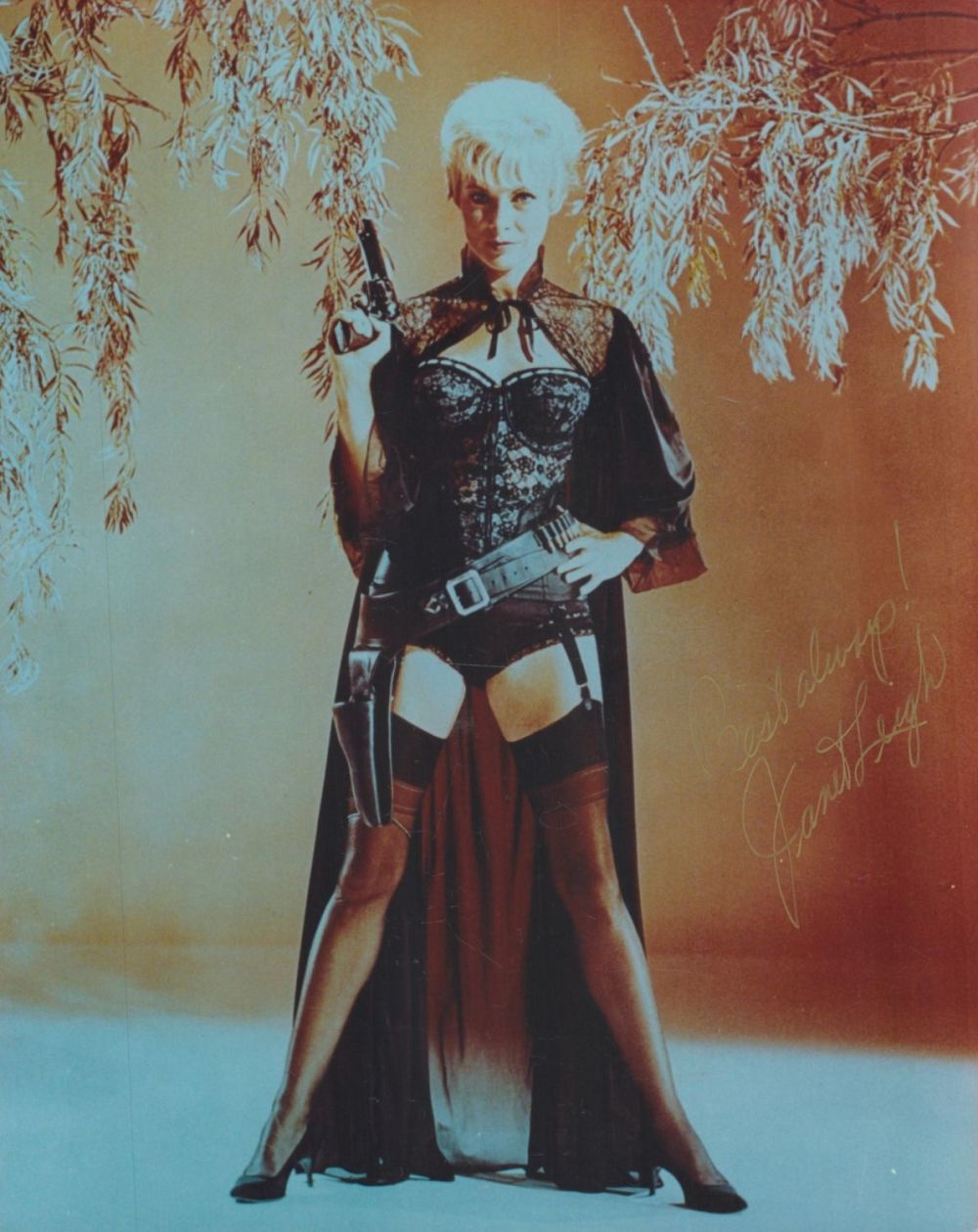 Lot 113: Janet Leigh signed 10 x 8 inch colour...
