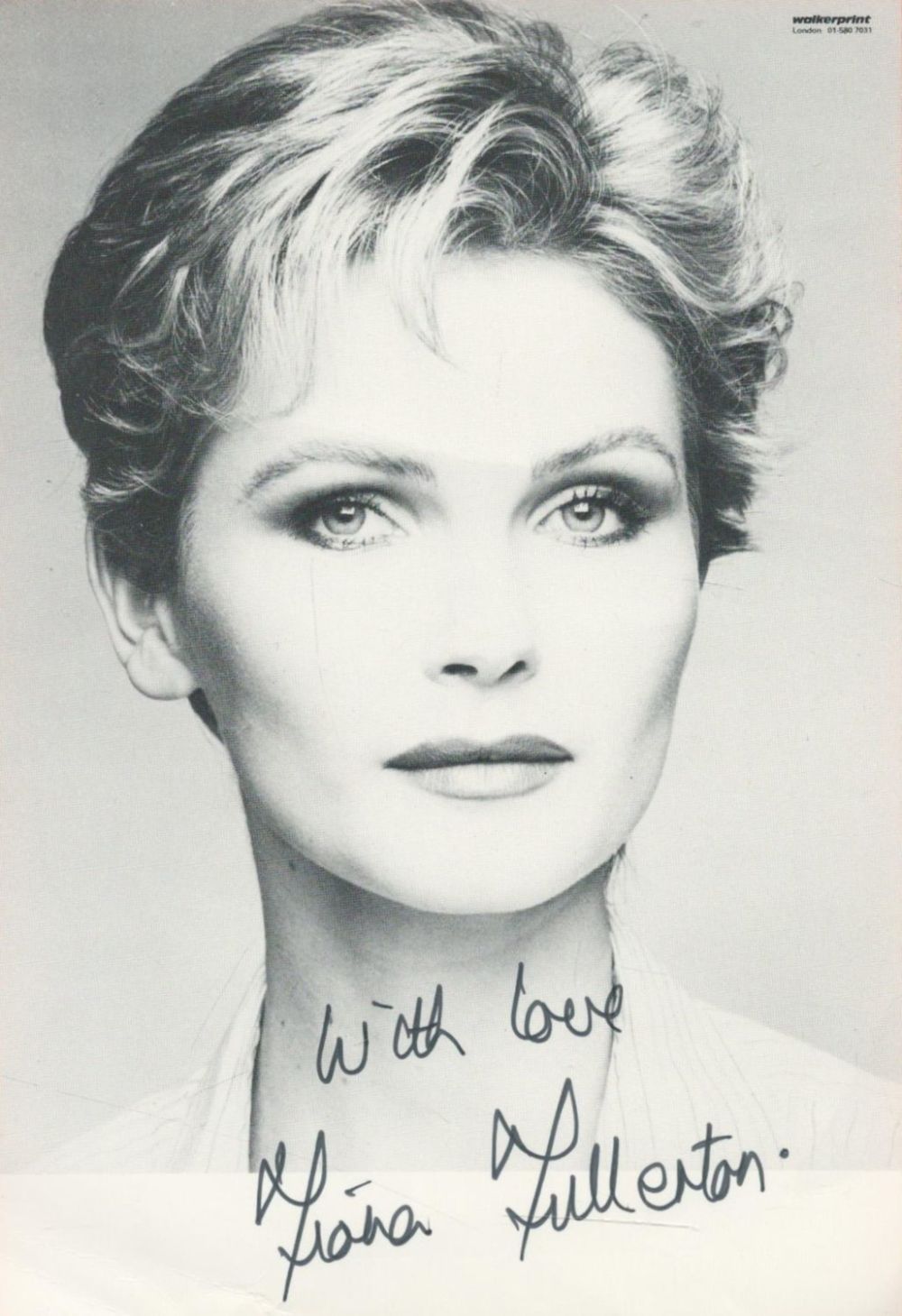 Lot 116: Fiona Fullerton signed 6x4 b/w photo. All autographs...