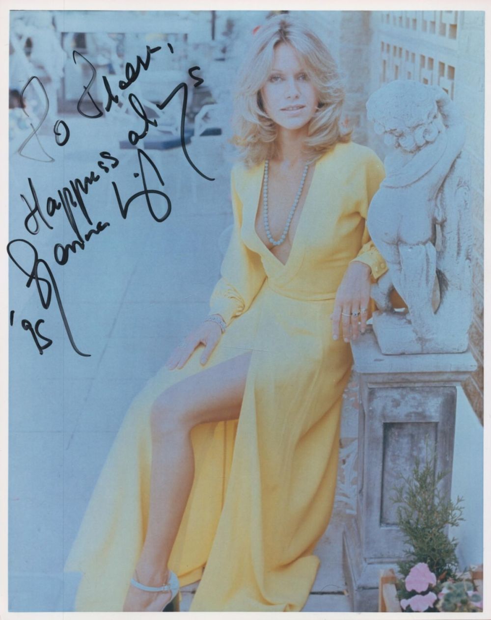 Lot 119: Suzanna Leigh signed 10 x 8 inch colour...